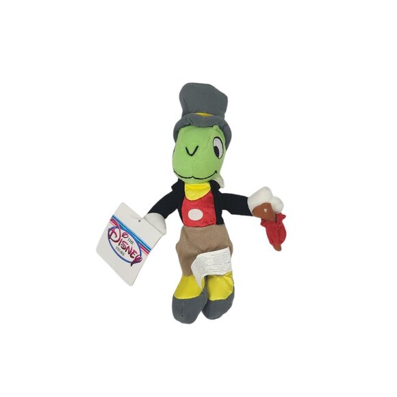 The Disney Store Jiminy Cricket Pinocchio Mini Bean Bag Plush 9" NWT - Picture 6 of 6
